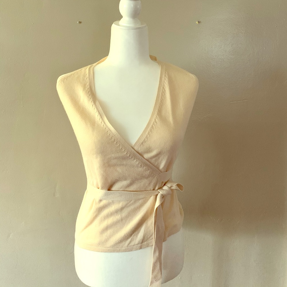 Cream BCBG Top